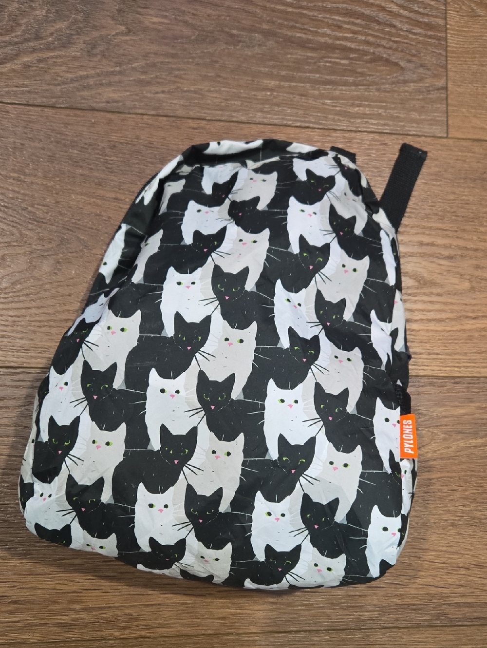 PYLONES CAT PRINT LIGHTWEIGHT BACK PACK... #7970